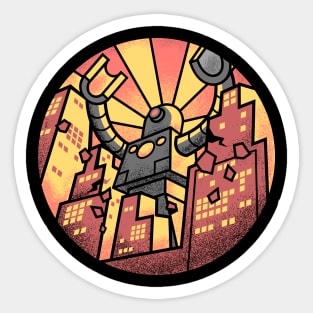 Robot Attacks! Sticker